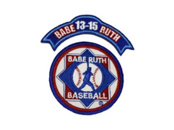 Picture of Babe Ruth 13-15 Baseball Divisional Rocker with Patch