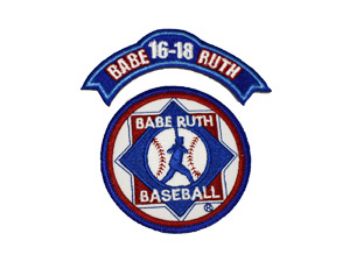Picture of Babe Ruth 16-18 Baseball Divisional Rocker with Patch