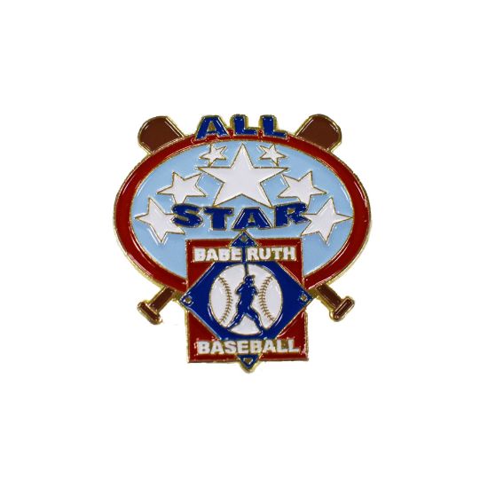 Picture of Babe Ruth Baseball Allstar Pin